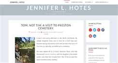 Desktop Screenshot of jenniferlhotes.com